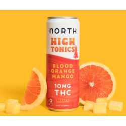North High Tonic Blood Orange Mango THC Seltzer