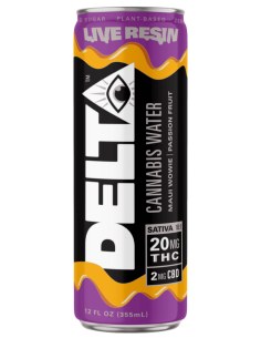Delta Cannabis Water - Passion Fruit 20mg THC