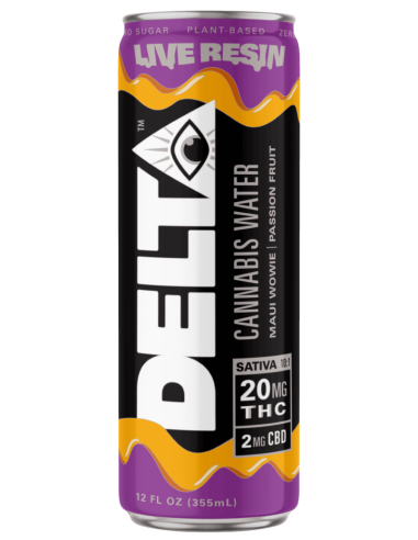 Delta Cannabis Water - Passion Fruit 20mg THC