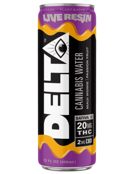 Delta Cannabis Water - Passion Fruit 20mg THC