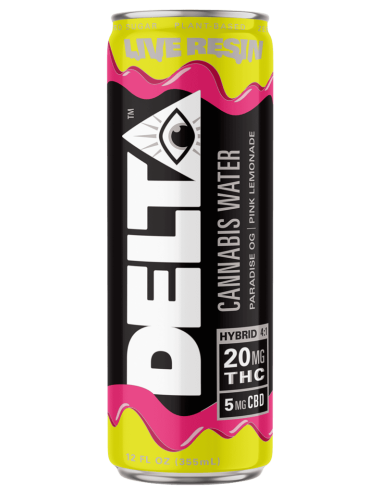 Delta Cannabis Water - Pink Lemonade 20mg THC