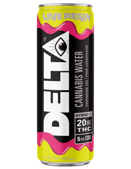 Delta Cannabis Water - Pink Lemonade 20mg THC